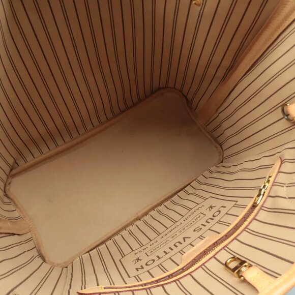 100% Authentic Louis Vuitton Neverfull MM Brown W/P Monogram Canvas Shoulder Bag - Picture 9 of 12